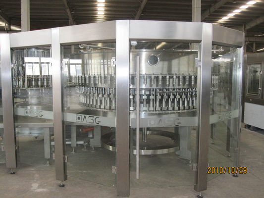 Compact Mineral Water Production Line , 42000BPH Soft Drink Filling Machine