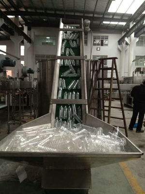 Pet Electric Bottle Unscrambler For High Speed Filler , 25000BPH