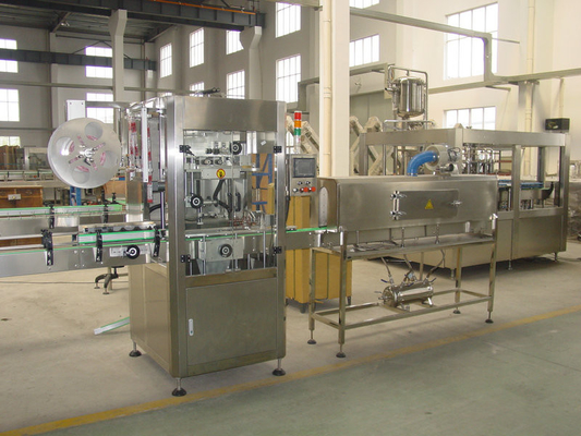 Máquina de baixo nível de ruído do aplicador da luva do psiquiatra da máquina de etiquetas da garrafa