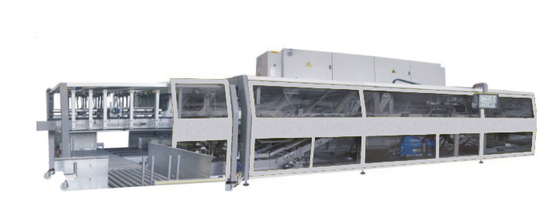 Máquina de empacotamento da garrafa da tela, tudo em uma máquina automática do envoltório do psiquiatra