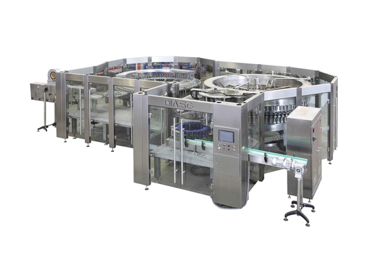 3 em 1 máquina de enchimento volumétrico das garrafas do ANIMAL DE ESTIMAÇÃO Não-Carbonatou o CE da bebida/ISO